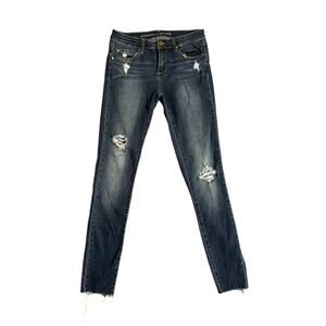 Articles of Society Womens Med-High Rise Jeans Size 26 Distressed Medium Wash